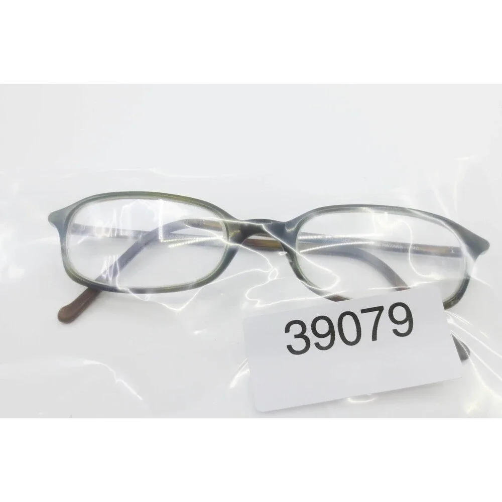 United Colors of Benetton UCF 409 Sage Havana Oval Eyeglass Frames 42-140 Green